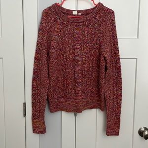 Multicolored knitted sweater